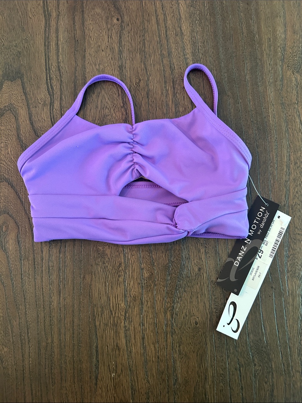 Kids Danzn Motion Lilac Dance Crop Top